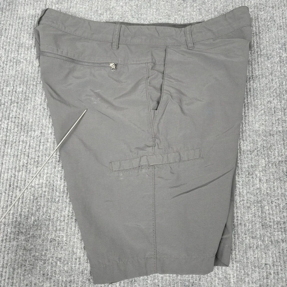 The North Face Mens Gray Hiking Trail Shorts Size 34 Regular Quick Dry Technical